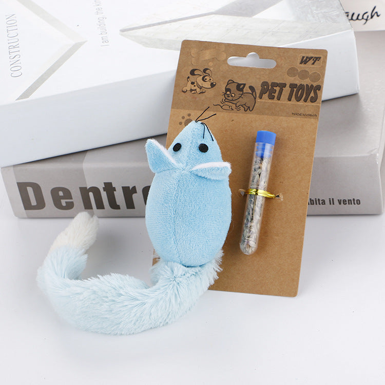 Long Tail Mouse Cat Teaser, Interactive Pets Products