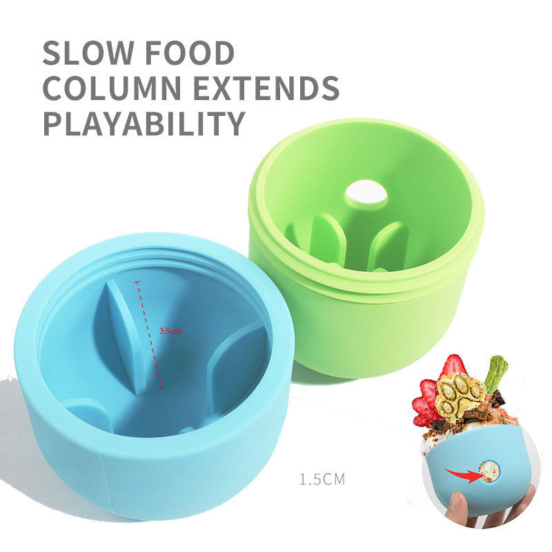 2 In 1 Pet Toy, Dog Toy Silicone Ball