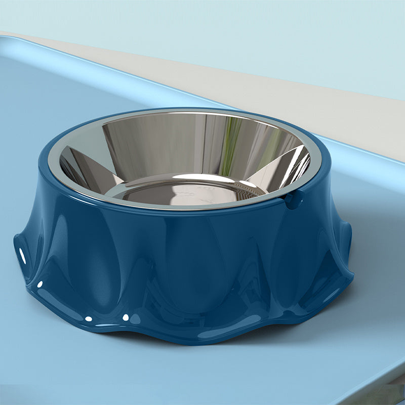Pet Cat/Dog Bowl For Food And Water, Stainless Steel Pet Feeding Bowl, Non-Slip Stainless Steel, Durable Non-Skid Insulated Heavy Duty With Rubber Bottom