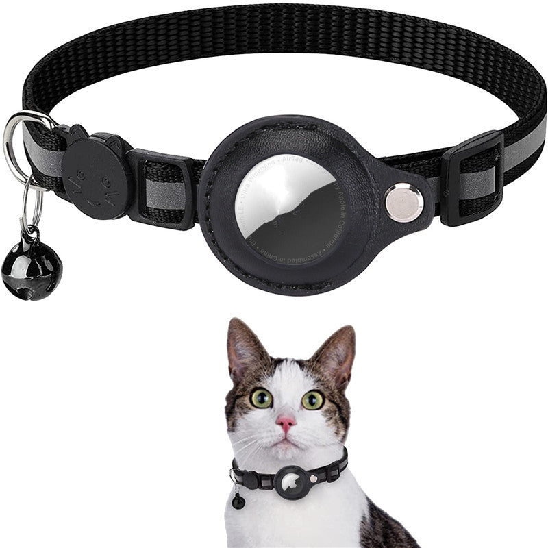 Reflective Collar Waterproof Holder Case For Air tag Protective Cover Cat Kitten Nylon Collar
