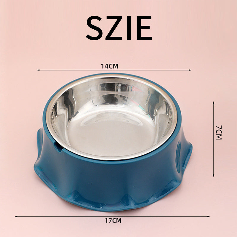 Pet Cat/Dog Bowl For Food And Water, Stainless Steel Pet Feeding Bowl, Non-Slip Stainless Steel, Durable Non-Skid Insulated Heavy Duty With Rubber Bottom