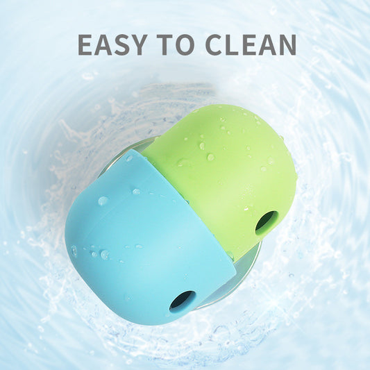 2 In 1 Pet Toy, Dog Toy Silicone Ball